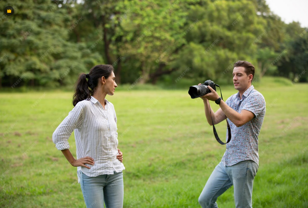 Photographe en action